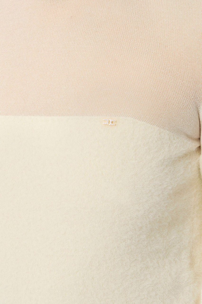 Elisabetta Franchi Sweaters Milk Wit