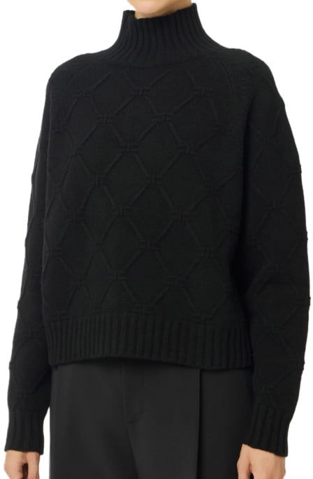 Elisabetta Franchi Sweaters Black Zwart