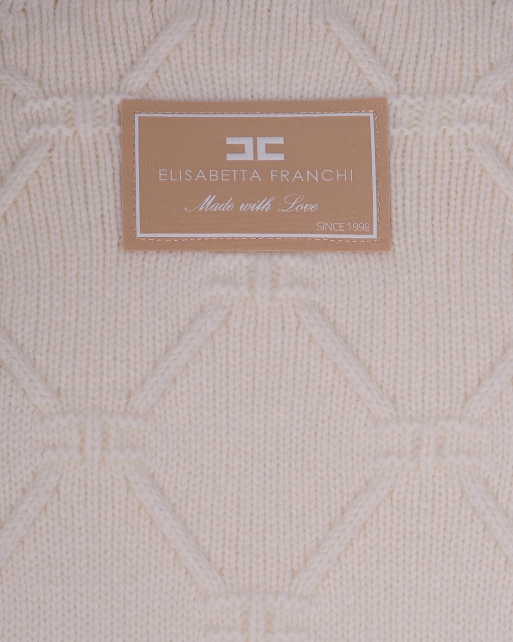 Elisabetta Franchi Sweaters Milk Wit