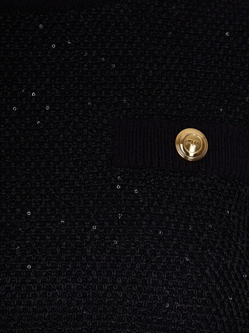 Elisabetta Franchi Sweaters Black Zwart