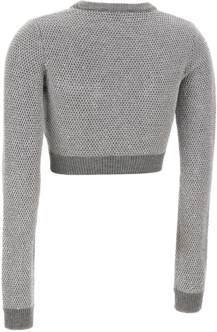 Elisabetta Franchi Top Silver Zilver