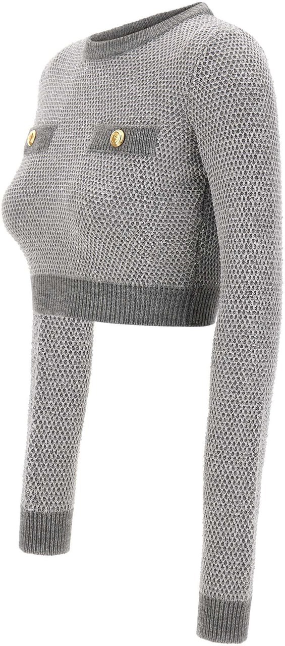Elisabetta Franchi Top Silver Zilver