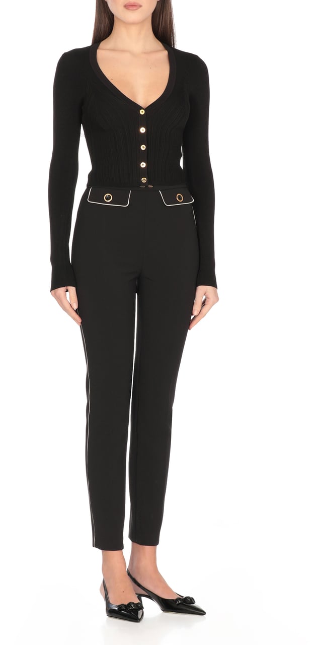 Elisabetta Franchi Sweaters Black Zwart