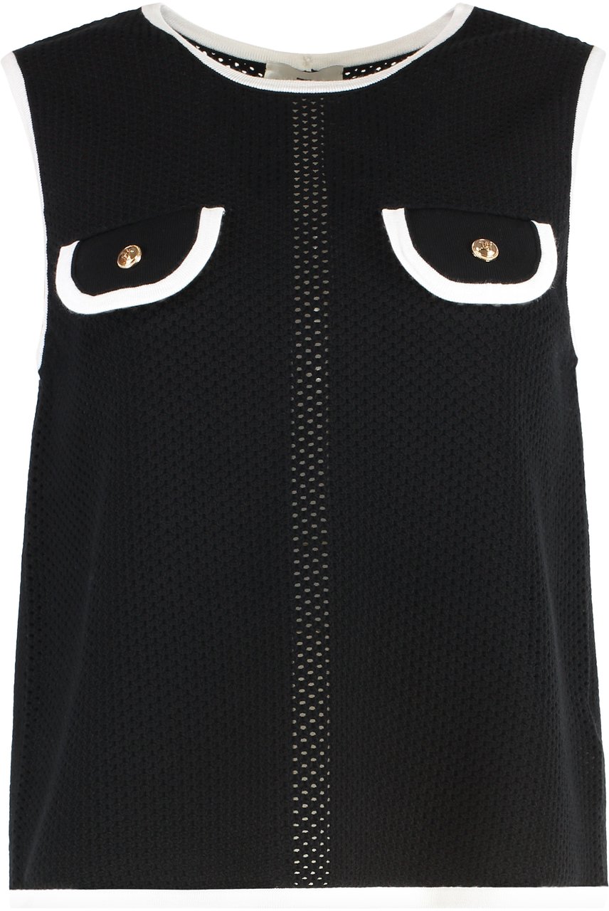 Elisabetta Franchi Tank top Zwart