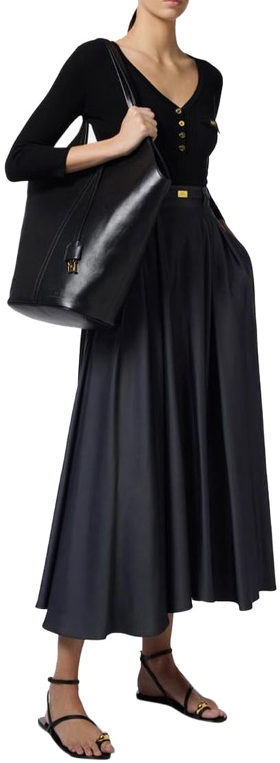 Elisabetta Franchi Sweaters Black Zwart