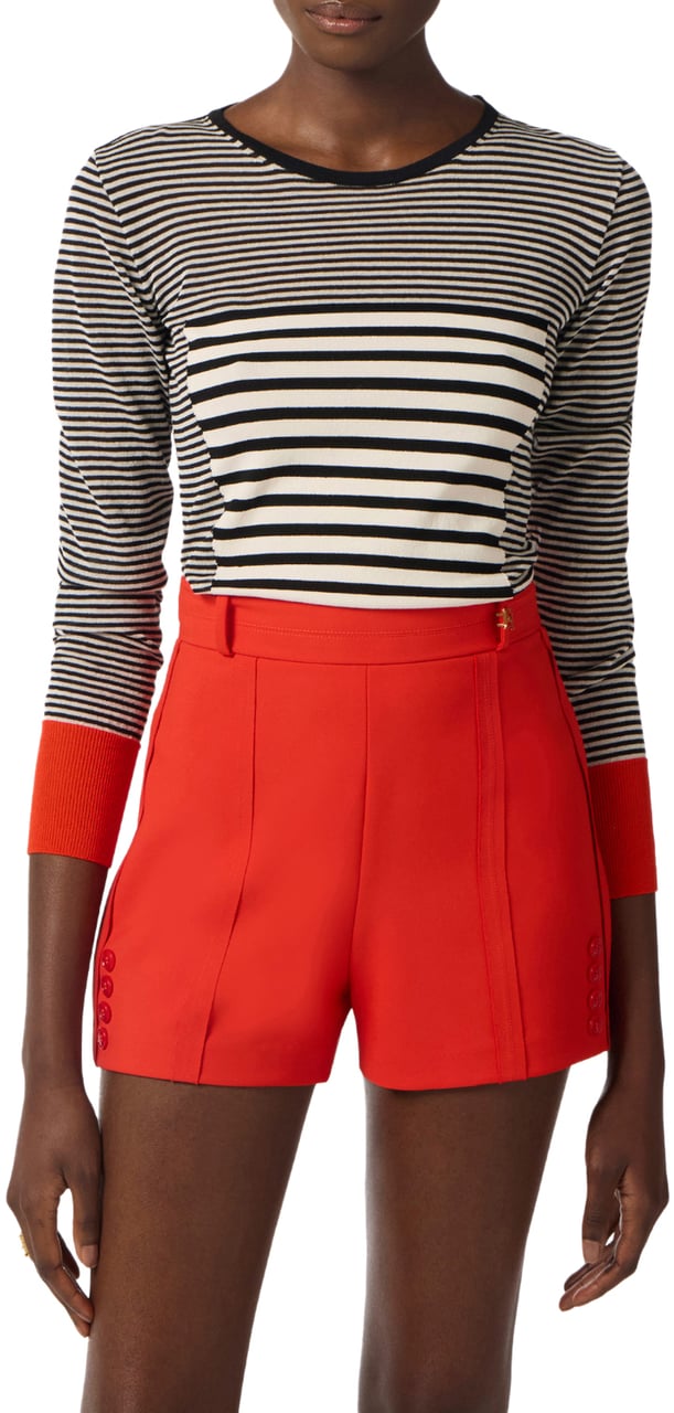 Elisabetta Franchi Sweaters Neroburrolacca Divers