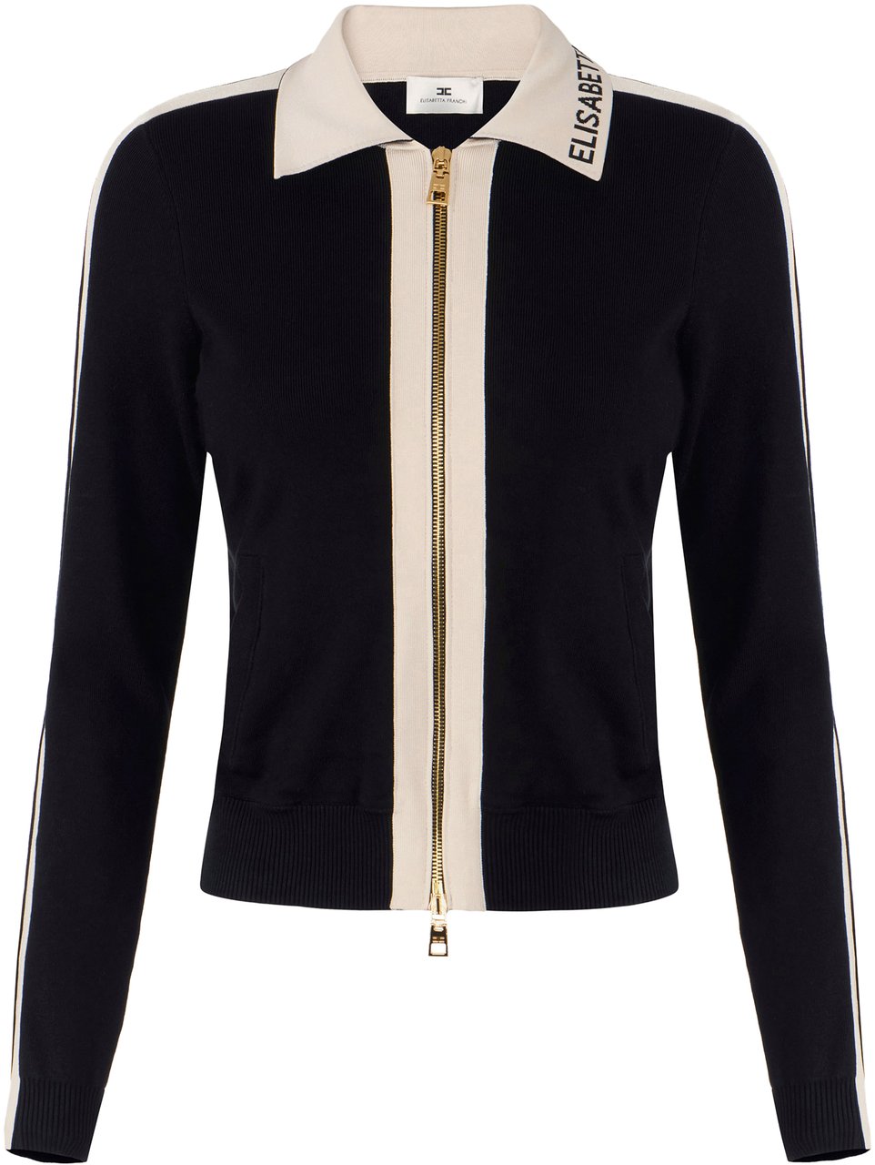 Elisabetta Franchi Sweaters Neroburro Zwart