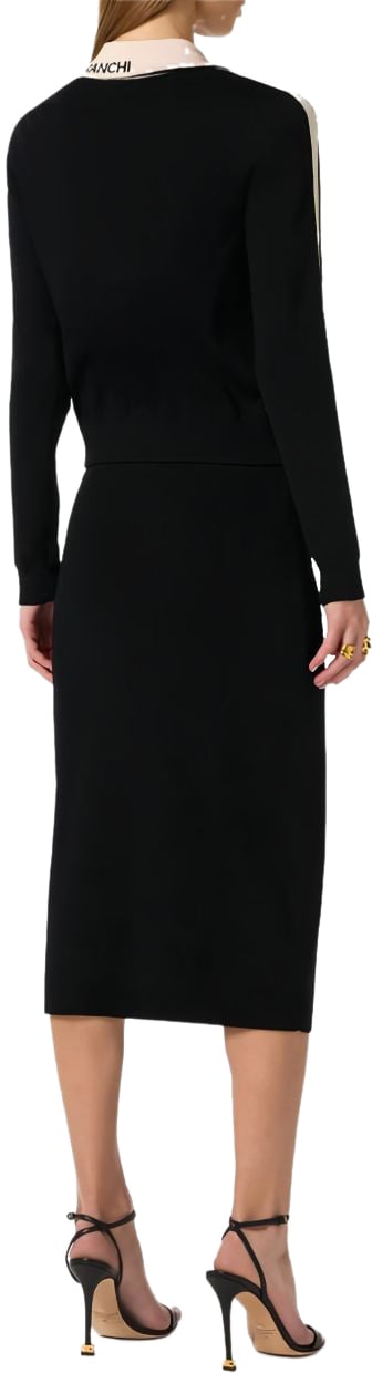 Elisabetta Franchi Sweaters Neroburro Zwart