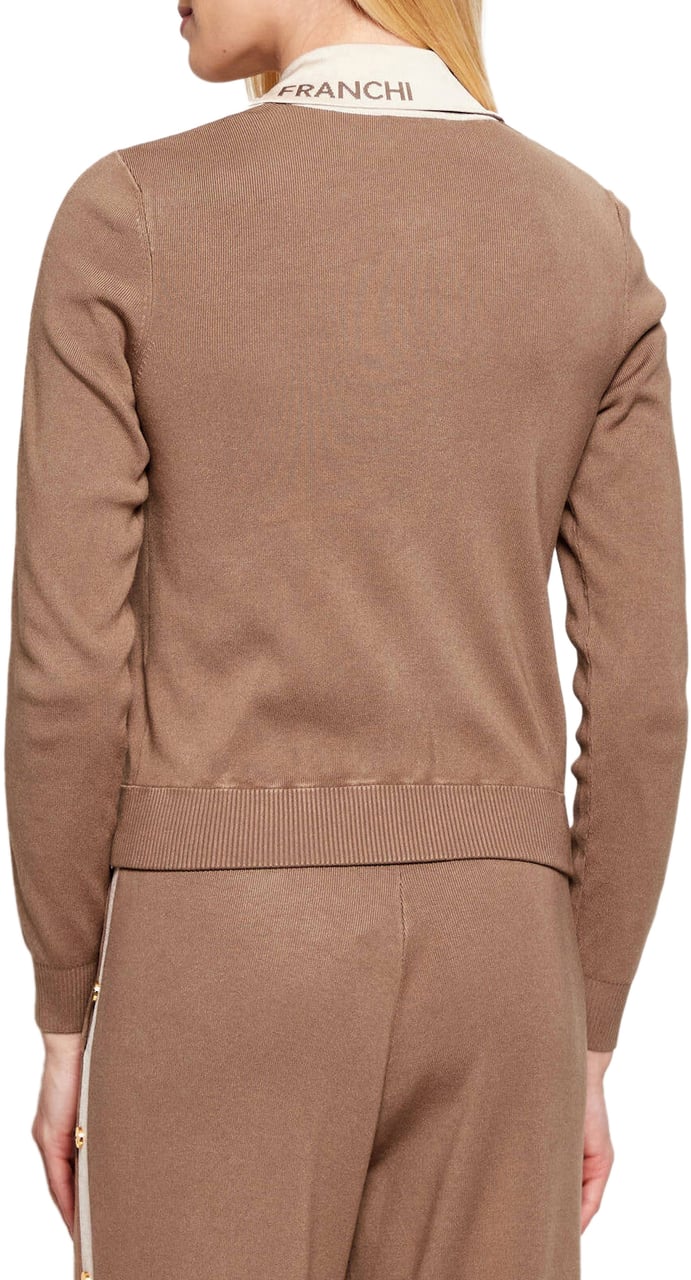 Elisabetta Franchi Sweaters Argillaburro Beige