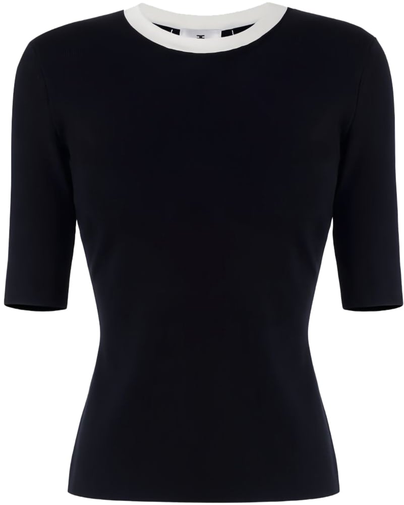 Elisabetta Franchi Sweaters Neroburro Zwart