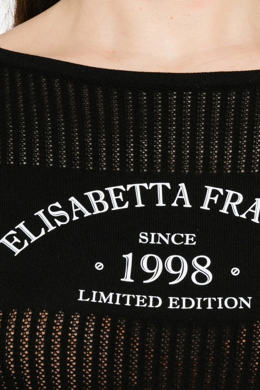 Elisabetta Franchi Sweaters Black Zwart