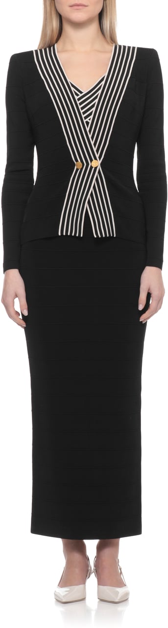 Elisabetta Franchi Sweaters Black Zwart