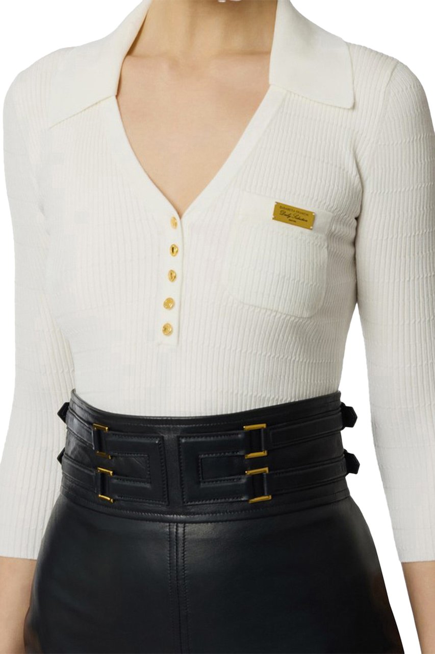 Elisabetta Franchi Sweaters White Wit