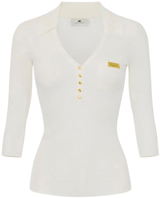 Elisabetta Franchi Sweaters White Wit