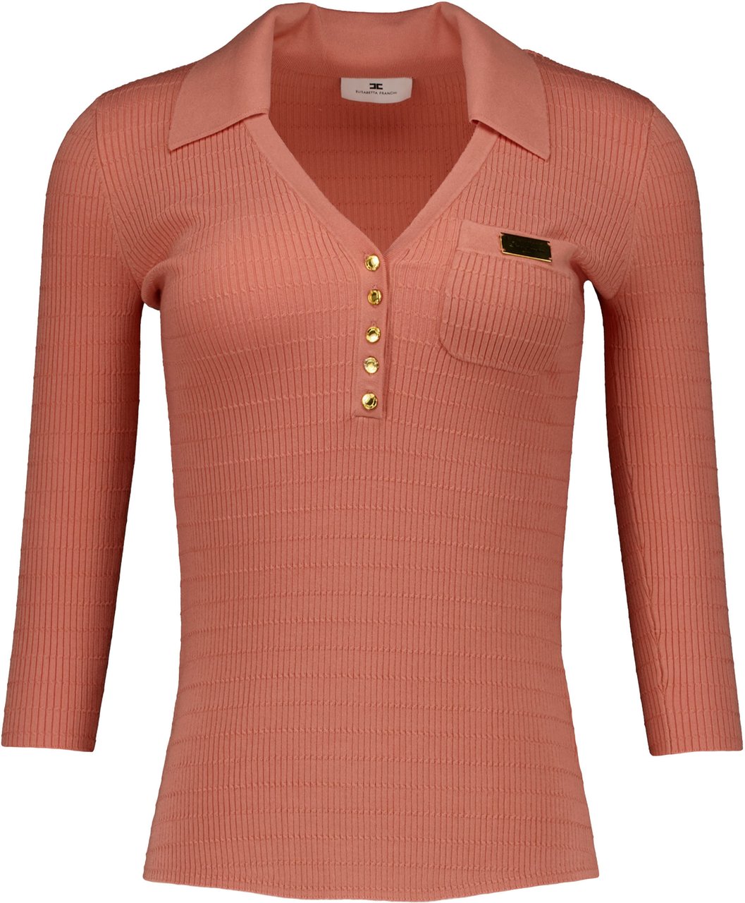 Elisabetta Franchi Elisabetta Franchi Women's Knitted Sweater Sweaters Zalm Mk86b61e2 Roze