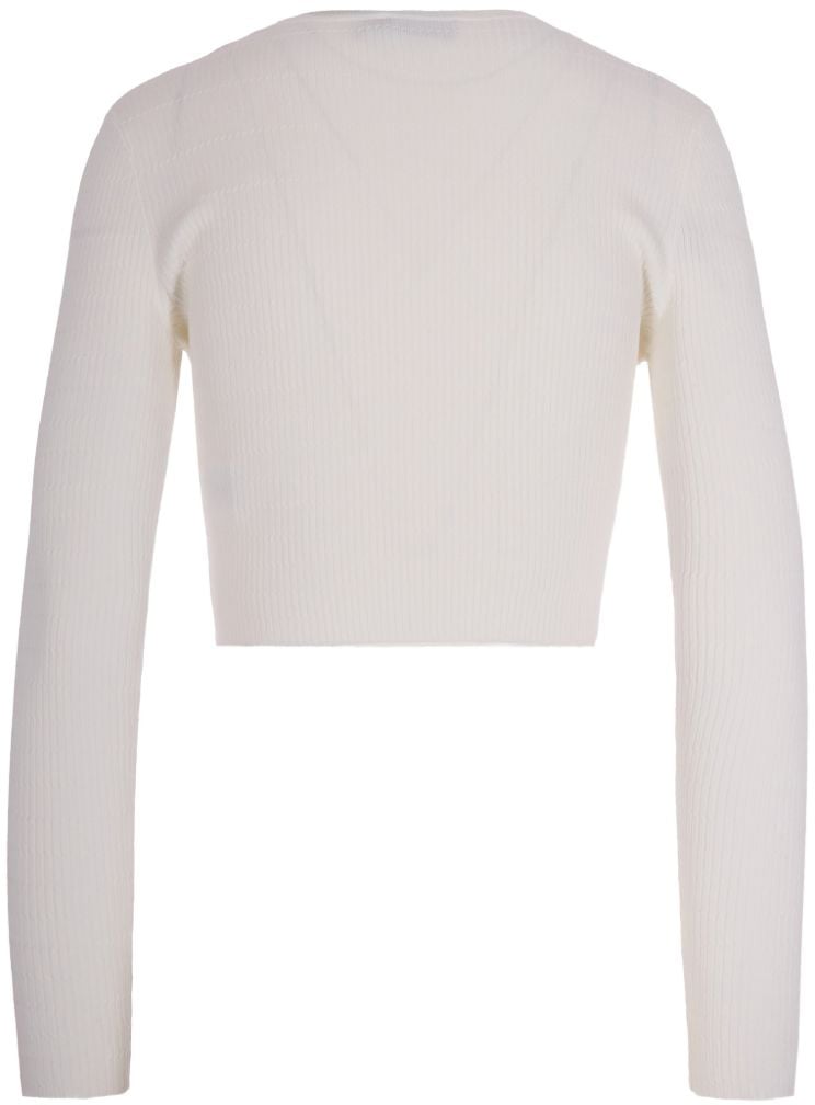 Elisabetta Franchi Sweaters Ivory Wit