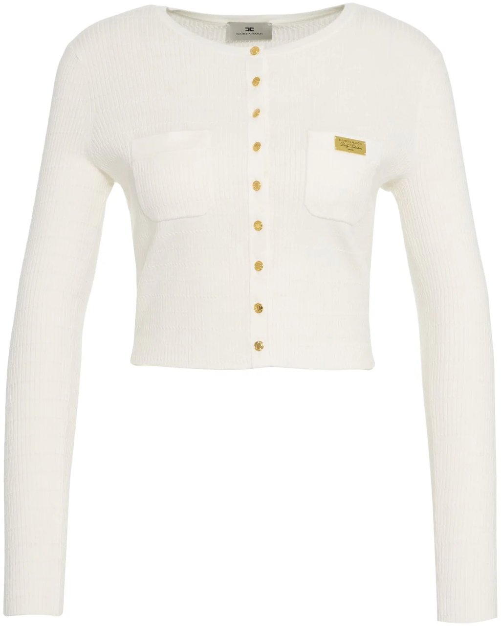 Elisabetta Franchi Sweaters Ivory Wit