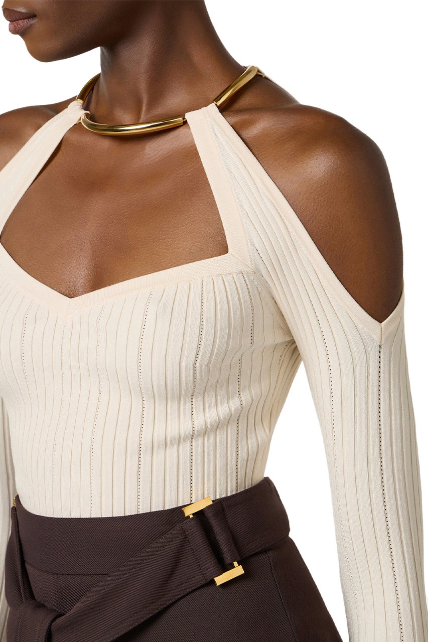 Elisabetta Franchi Sweaters White Wit