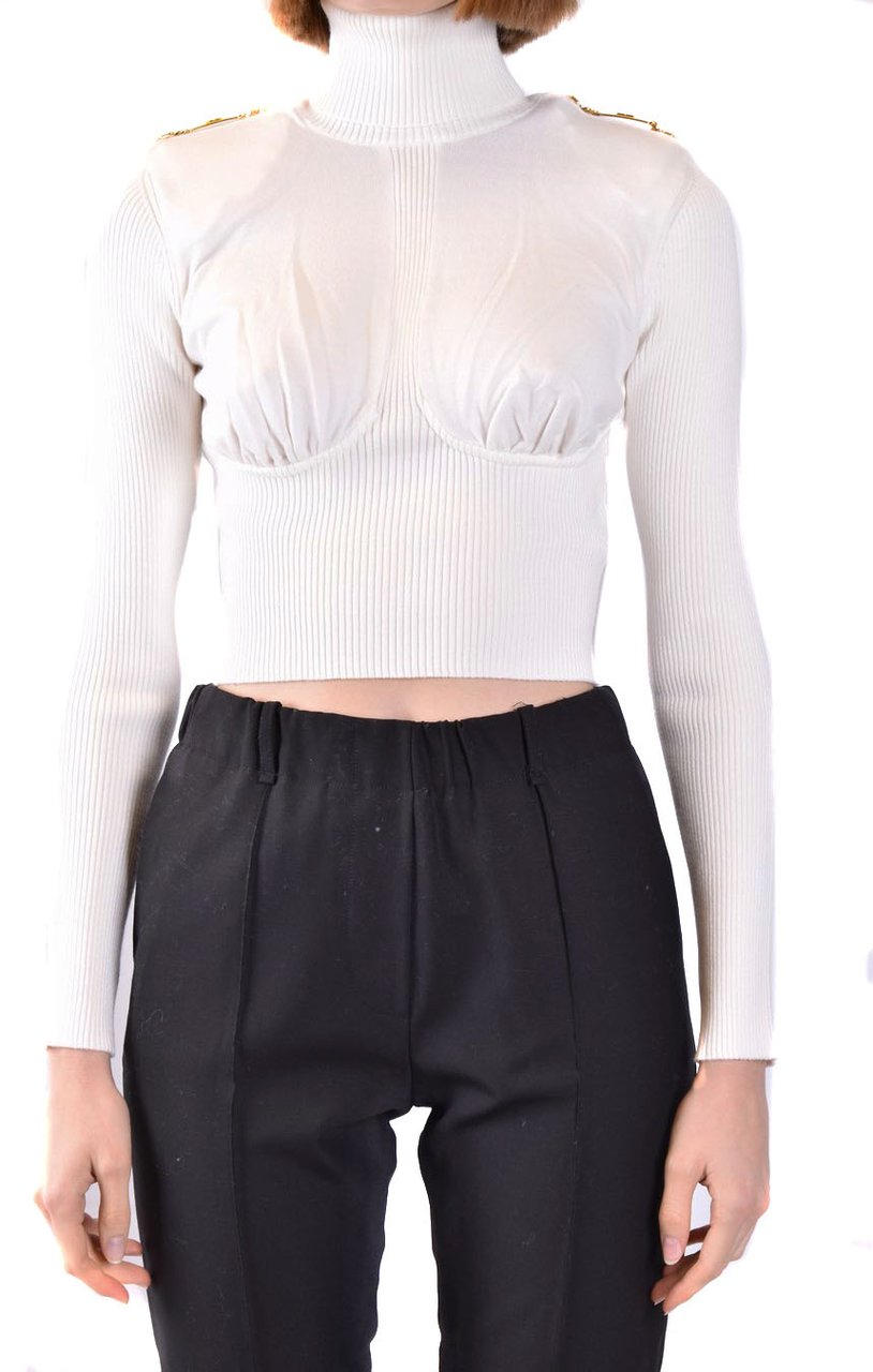 Elisabetta Franchi Sweaters Cyan Cyaan