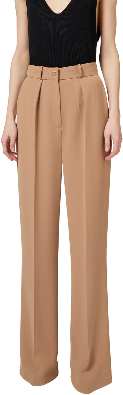Elisabetta Franchi Trousers Brown Bruin