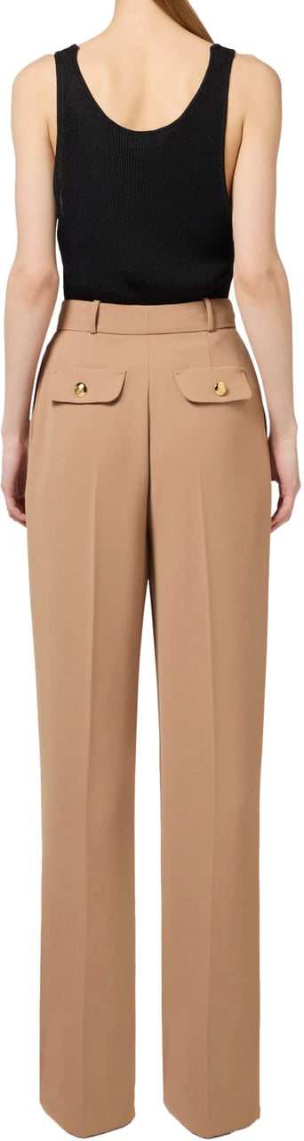 Elisabetta Franchi Trousers Brown Bruin