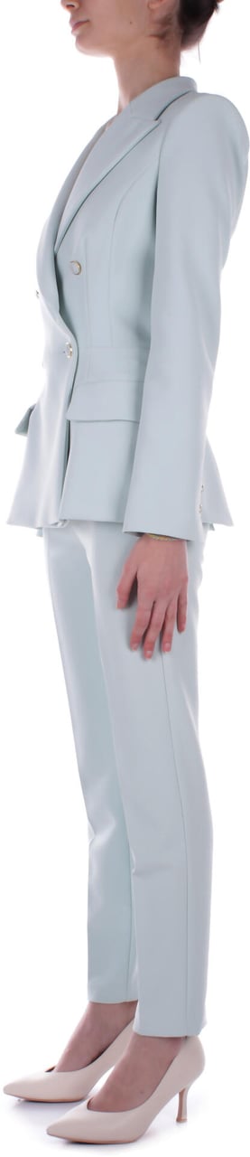 Elisabetta Franchi Trousers Acqua Blauw