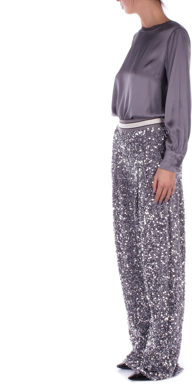 Elisabetta Franchi Trousers Steel Divers