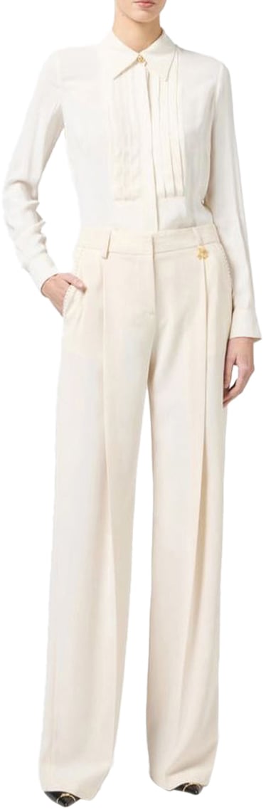 Elisabetta Franchi Trousers Beige Beige