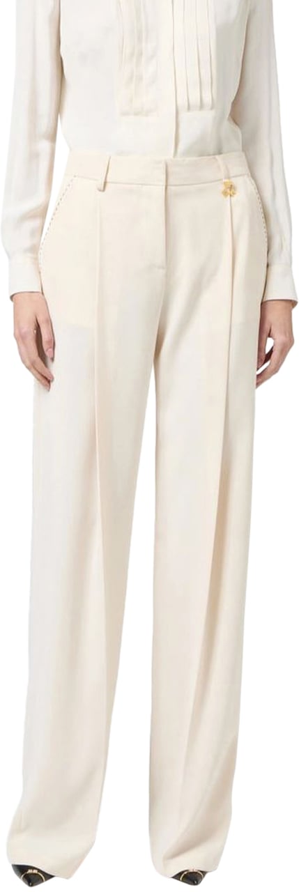 Elisabetta Franchi Trousers Beige Beige