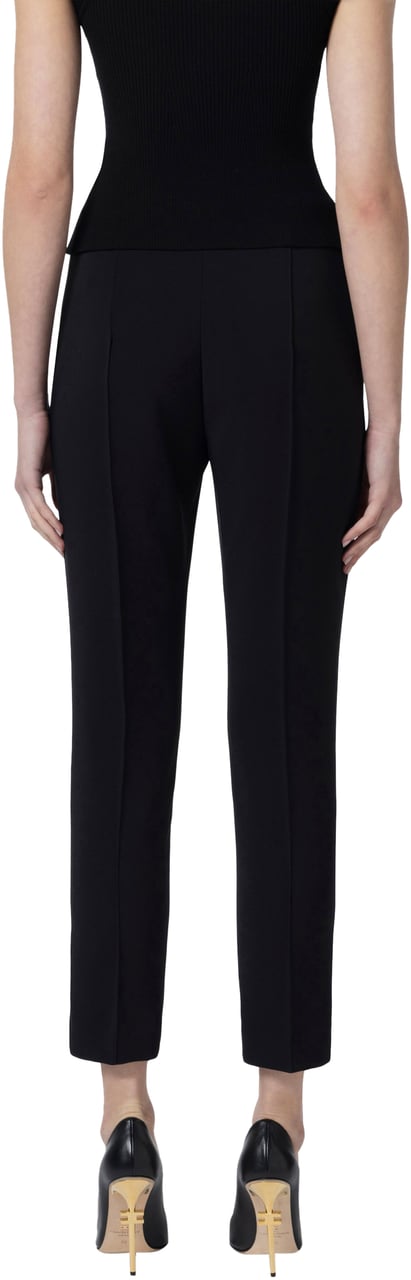 Elisabetta Franchi Trousers Black Zwart