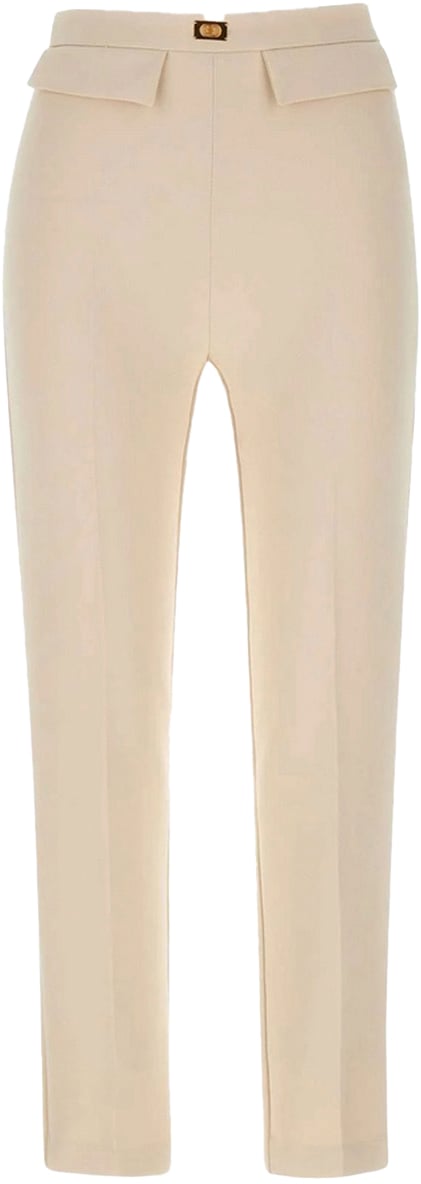 Elisabetta Franchi Trousers Cyan Cyaan