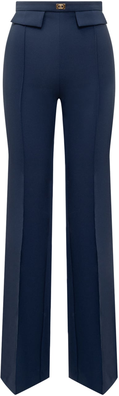 Elisabetta Franchi Pantaloni Blauw
