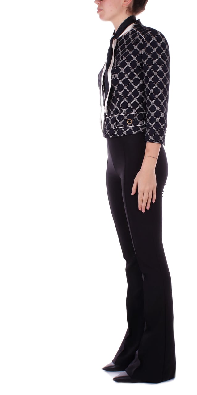 Elisabetta Franchi Trousers Black Zwart