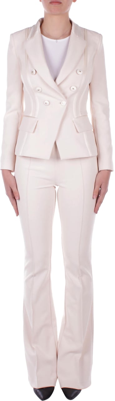 Elisabetta Franchi Trousers Burro Beige