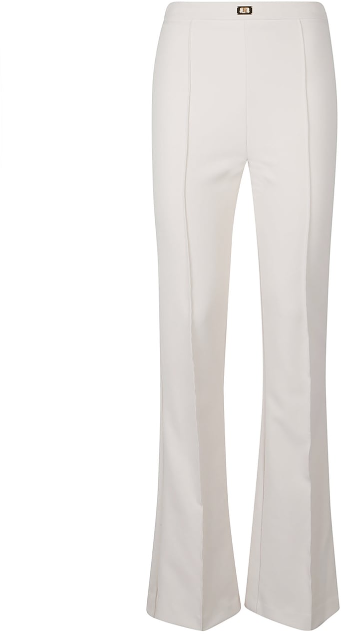 Elisabetta Franchi Essential Pant White Wit