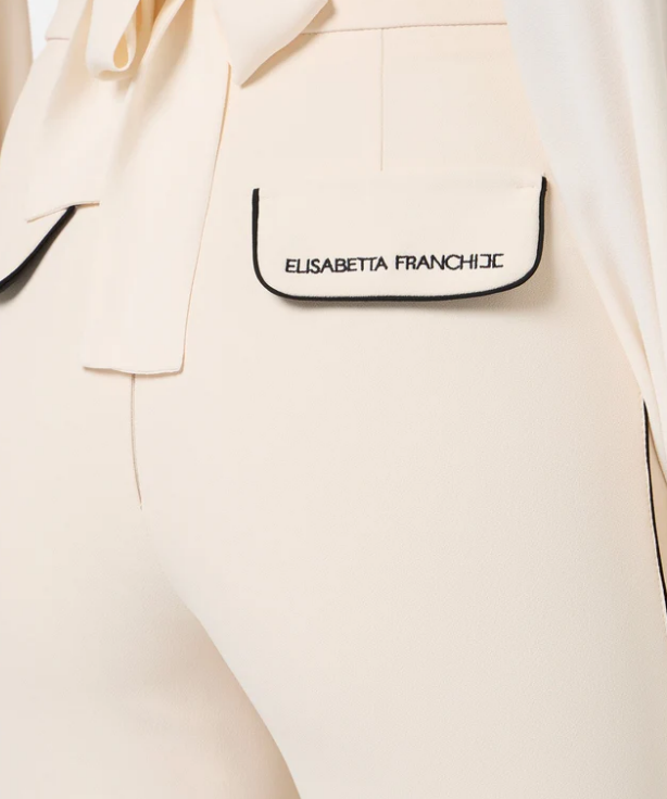 Elisabetta Franchi Trousers Burronero Zwart