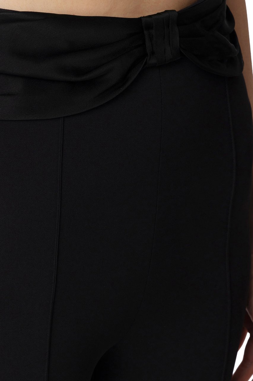 Elisabetta Franchi Trousers Black Zwart