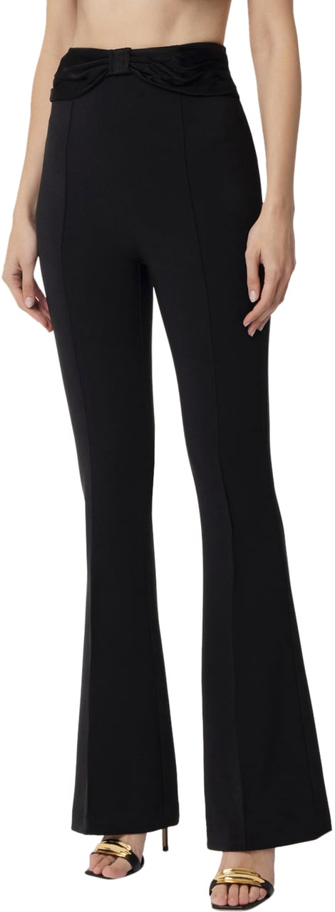 Elisabetta Franchi Trousers Black Zwart