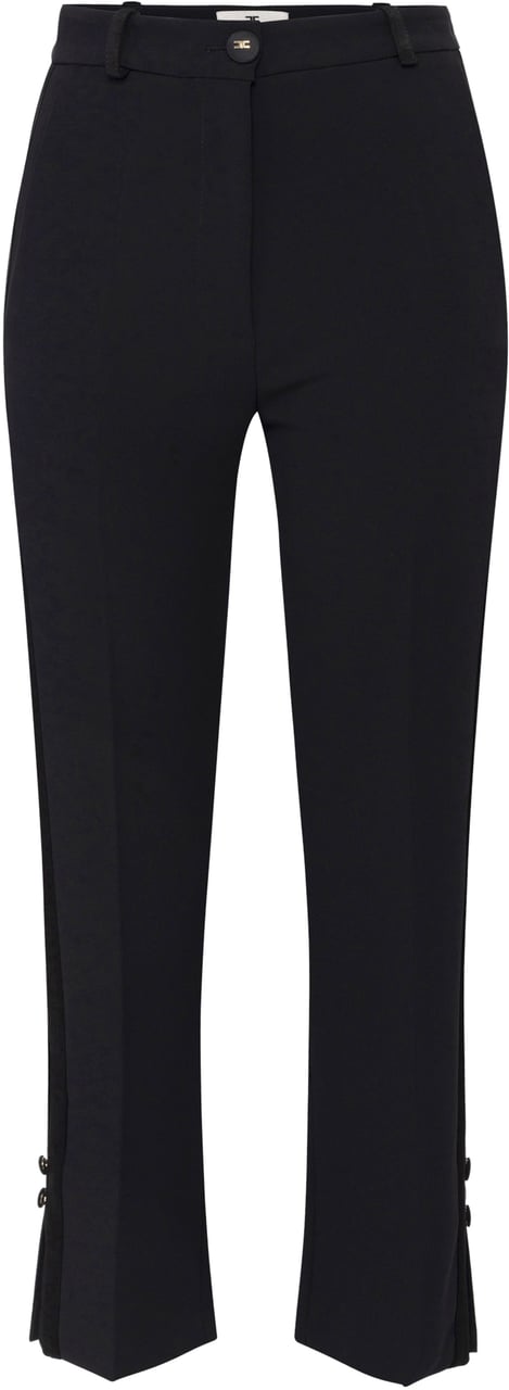 Elisabetta Franchi Trousers Black Zwart
