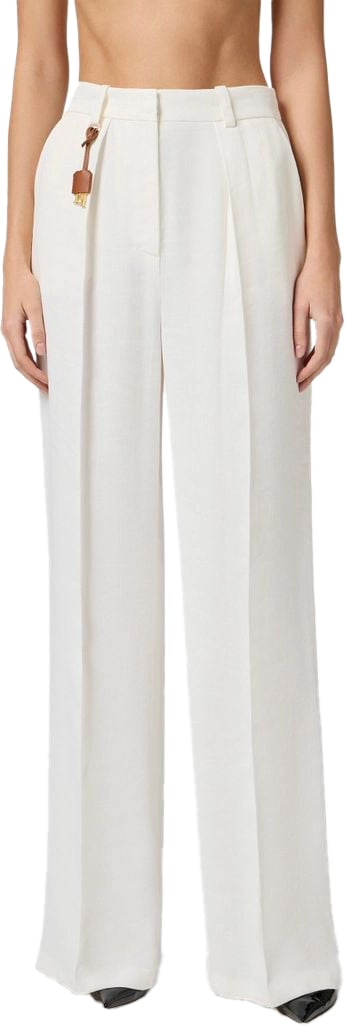 Elisabetta Franchi Trousers Cyan Cyaan