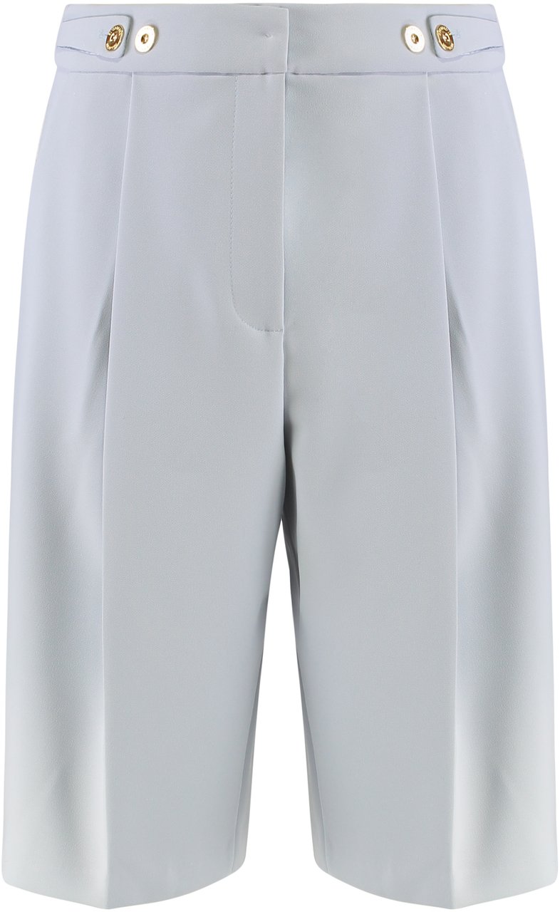 Elisabetta Franchi Bermuda in crêpe Grijs