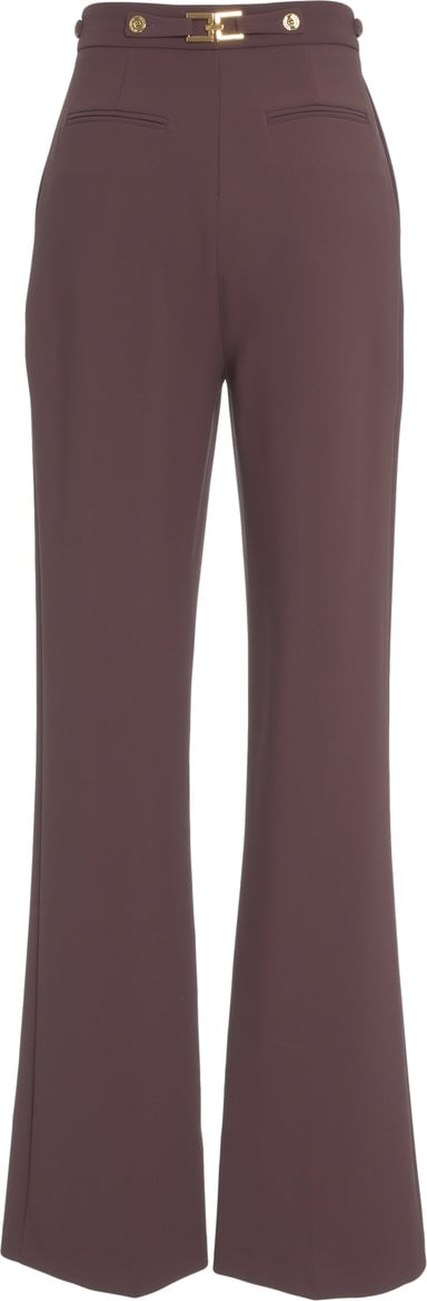Elisabetta Franchi Wide trousers with pleats Divers