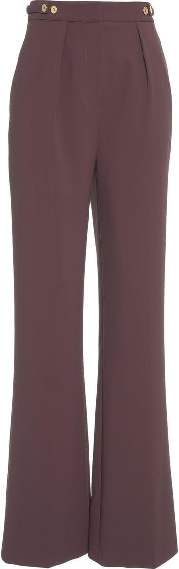 Elisabetta Franchi Wide trousers with pleats Divers