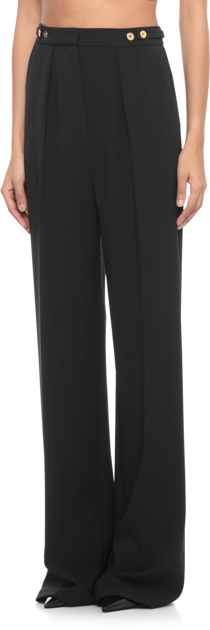 Elisabetta Franchi Trousers Black Zwart