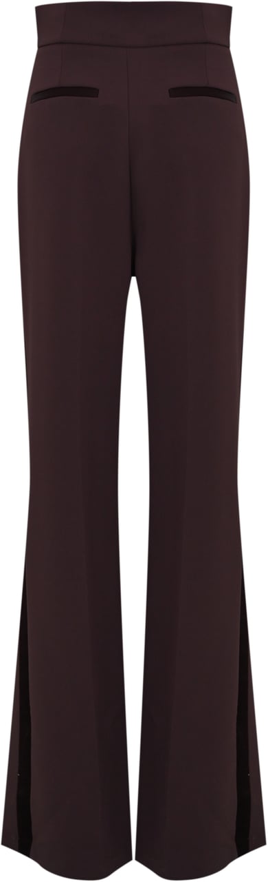 Elisabetta Franchi Trousers Merlot Rood