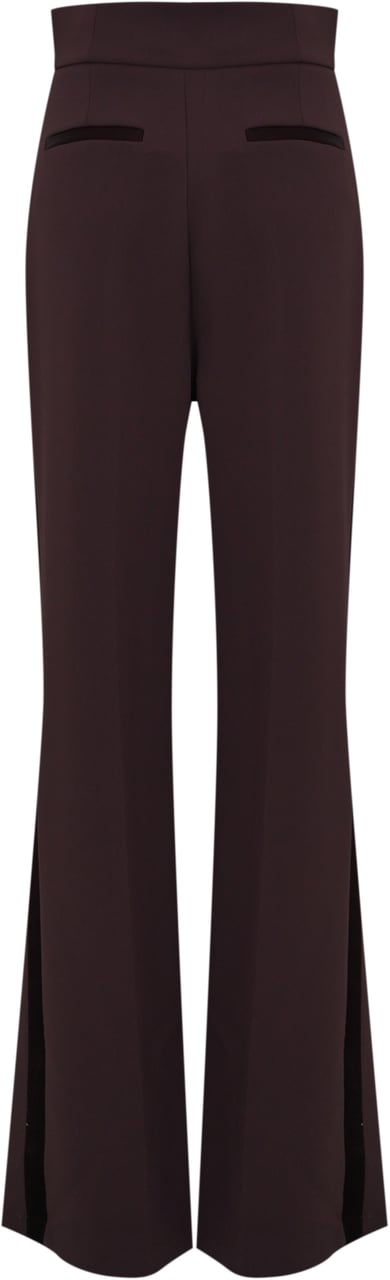 Elisabetta Franchi Trousers Merlot Rood