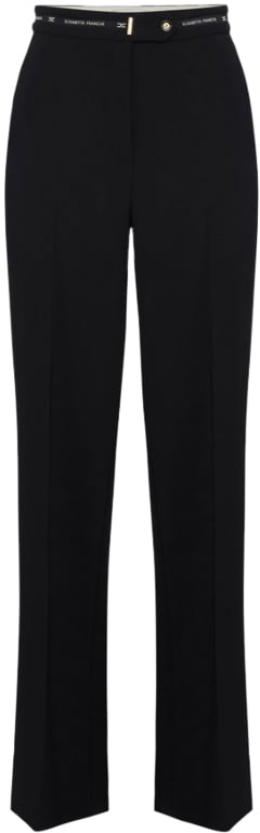 Elisabetta Franchi Trousers Black Zwart
