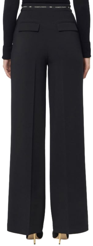 Elisabetta Franchi Trousers Black Zwart