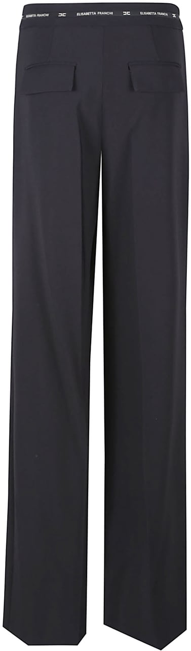 Elisabetta Franchi Pant Black Zwart