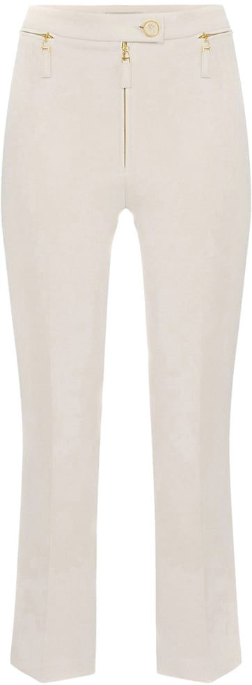 Elisabetta Franchi Trousers White Wit